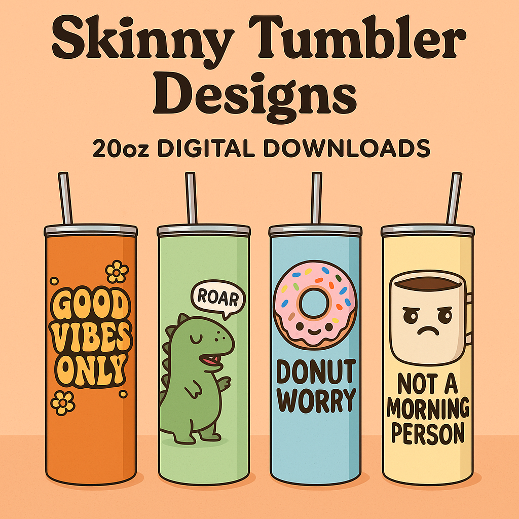 Skinny 20oz Tumbler Designs