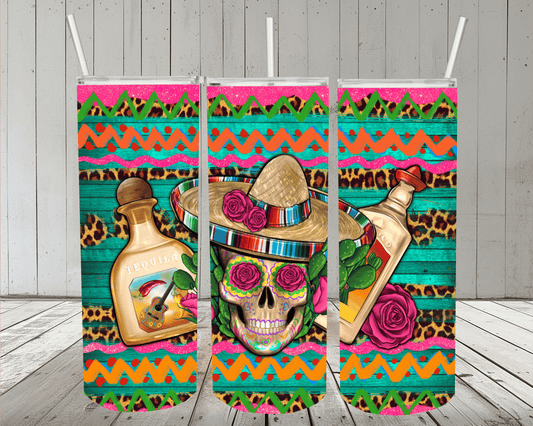 Day of the Death 20oz Skinny Tumbler or Design